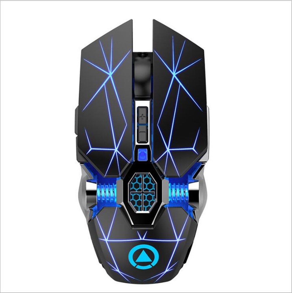 Wireless Mouse Rechargeable Silent Gaming Mice 1600 DPI LED Backlit 2.4G 7 Keys Computer For Laptop PC Gamer