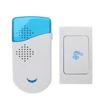 Wireless Remote Control 16 Tune Songs Smart Doorbell Self-adhesive Rings Transmitter + Receiver