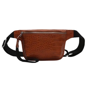 Women Alligator Pattern Vintage Faux Leather Crossbody Bag Chest Bags Waist Bags