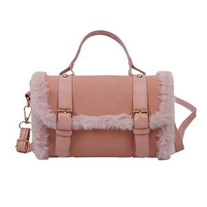 Women Buckle Casual Shoulder Handbag Fashion Solid Color Pu Leather Messenger Bag Popular Simple Female Daily Bag