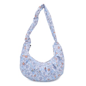 Women Canvas Shoulder Bag Large Capacity Travel Daily Dumplings Crossbody Pouch Youth Ladies Simple Versatile Bag