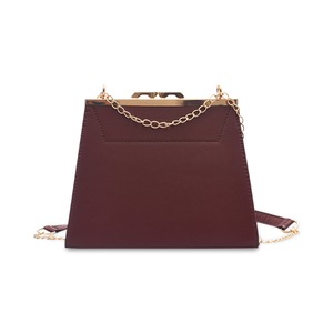 Women Crossbody Chain Bag Portable Clip Solid Color Shoulder Wristlet for Female Fashion Exquisite Shopping Bag