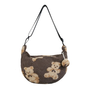 Women Handbags Designer Shoulder Bag Large Capacity Totes Lady Luxury Plush Messenger Bag Buckets Bag