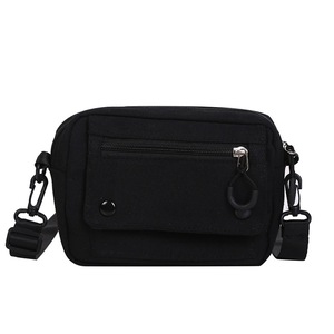 Women Pure Color Handbag Casual Tote Outdoor Bag Canvas Zipper Fashion Shoulder Messenger Bag