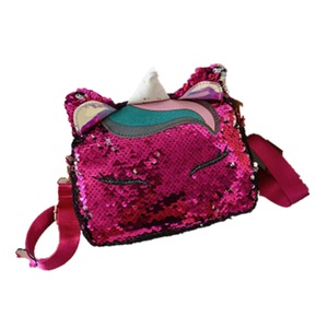 Women Sequin Shoulder Bags Leather Purse Cute Animal Shape Modis Handbag Tote Messenger Hobo Satchel Retro Bag Crossbody Handbag