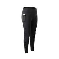 Women Stylish Low Waist Workout Leggings With Pocket Fitness Yoga Pants