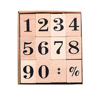 Wooden Stamp Set Month And Week Seal School Stationery Suppliers Office Accessories Presented By Kevin&sasa Crafts