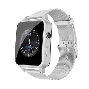 X8 1.54inch Nano Sim&TF Card Support bluetooth Call Smart Watch Phone Sleep Monitor Video Record SMS SILVER COLOR