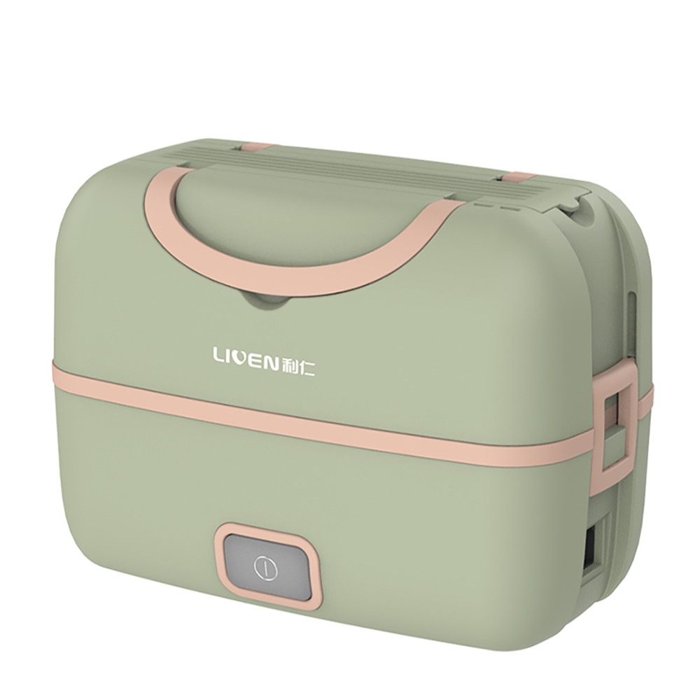 Xiaomi Liren Portable Cooking Electric Lunch Box Vacuum Sealed Silent Heating Large Capacity Double Layer Steaming Rice Artifact