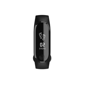 Y13 0.96'' TFT Waterproof Smart Bracelet Heart Rate Monitor Fitness Sleep Monitoring Find Phone Multi-sport Mode Smart Band Smart Watch BLACK COLOR