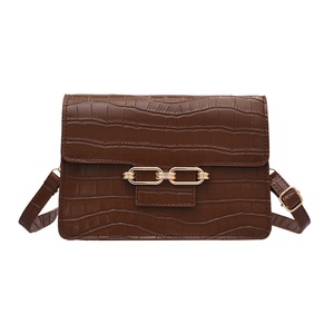 Youth Ladies Simple Versatile Bag Fashion Shoulder Commuter Bags Women Solid PU Stone Envelope Messenger Handbags