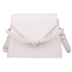 Youth Ladies Simple Versatile Bag Solid Color Women Stone Pattern Elegant Pu Leather Handbag Shoulder Messenger Bag