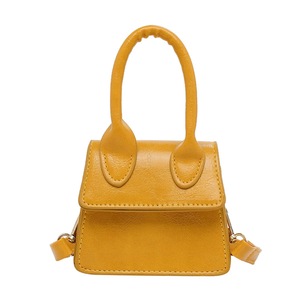 Youth Ladies Simple Versatile Bag Women Pure Color Crossbody Top-handle Bag Casual Female Pu Leather Shoulder Pouch