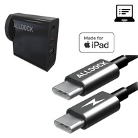 30W MACBOOK/IPAD (NEW GEN)/iPhone 15 Fast Wall Charger & C-Type PD Cable