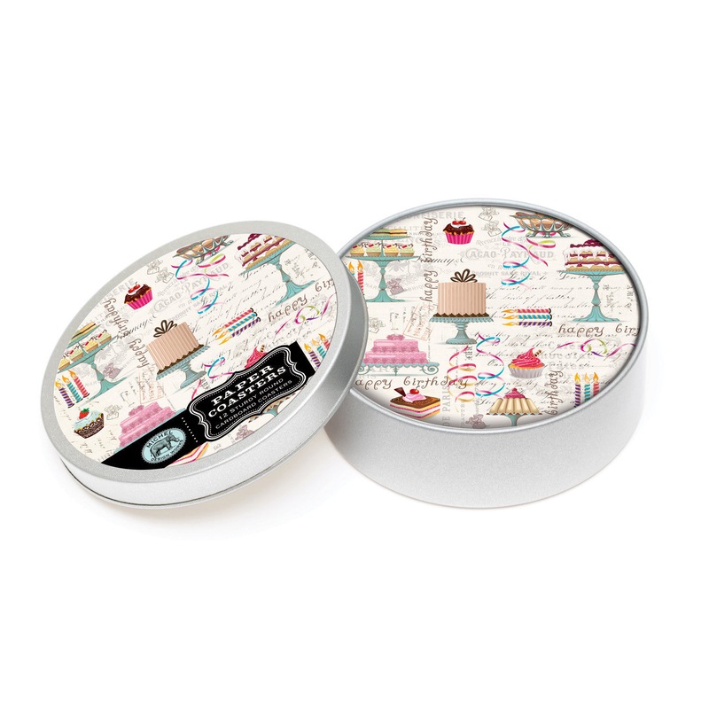 Buy Michel Design Works Drink Coasters Set of 12 - Birthday Party - MyDeal