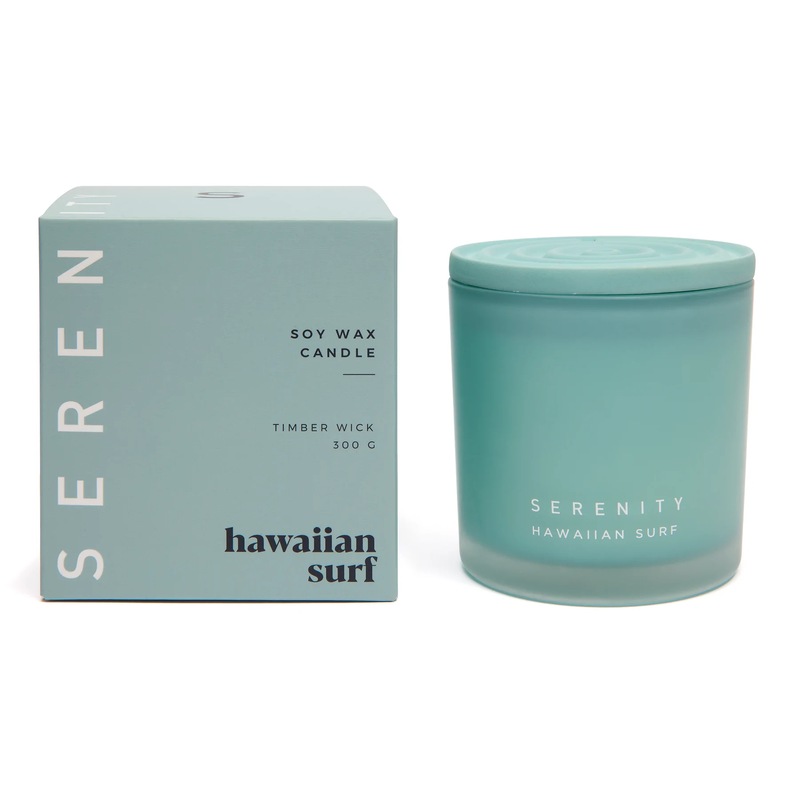 Buy Serenity Coloured Frost Hawaiian Surf Candle MyDeal