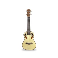 23" Concert Ukulele Guitar 12 Fret Spruce 4 String EQ UK23ACEQ