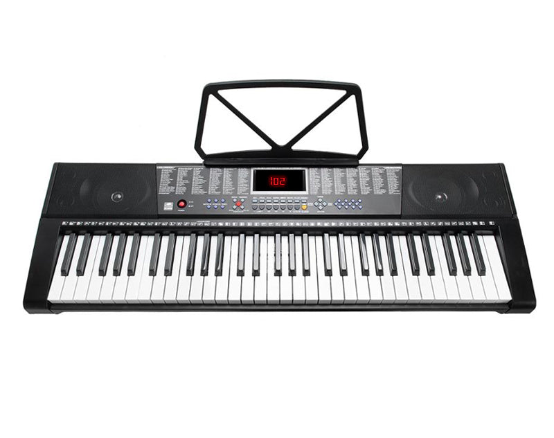 61 Key Full Size Electronic Keyboard Light Up Keys Note Stand MK2108 Buy Digital Pianos