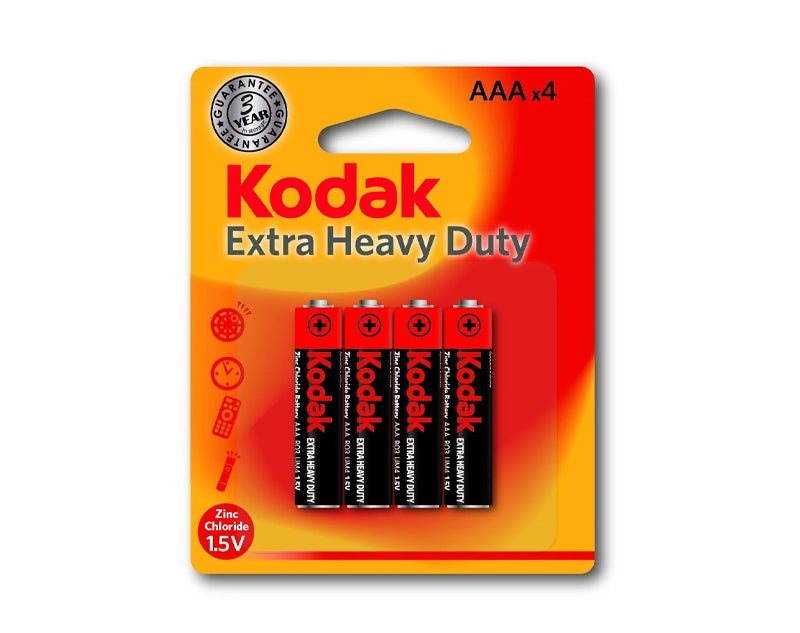 Pack 4 Pilas Aaa Kodak Calidad Larga-duracion | Cuotas Sin Interés