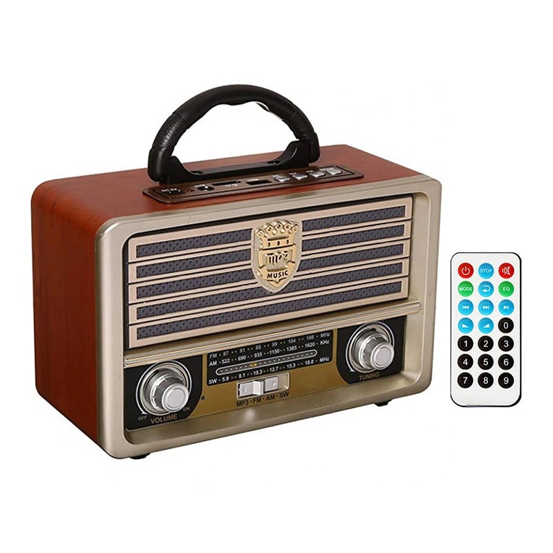 Buy ANDOWL Retro Wireless Radio Speaker FM AM SW Bluetooth USB Portable