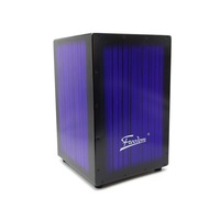 Freedom Cajon Box Drum Snare Wire Padded Case Blue DB01-BLU