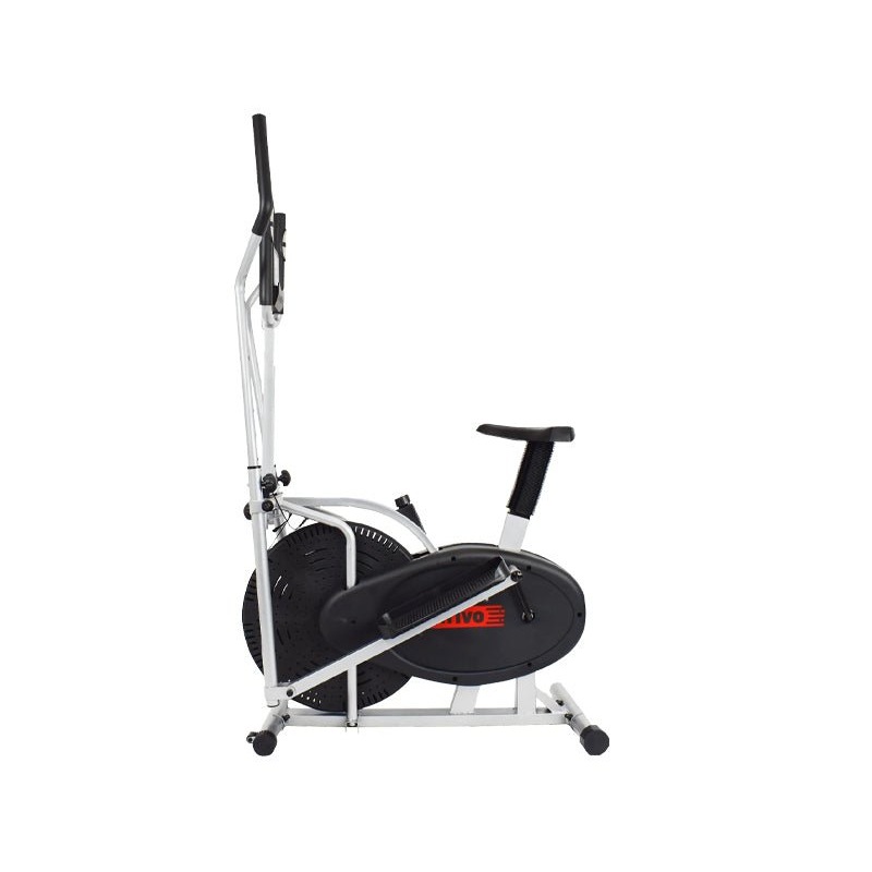 Elliptical Cross Trainer LCD Screen AntiSlip Pedals Adjustable Seat CROSSTRAINER Fitness