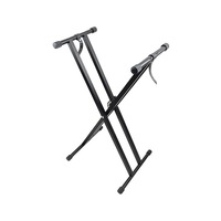 Adjustable Keyboard Stand Double Braced Rubber Supports D28X