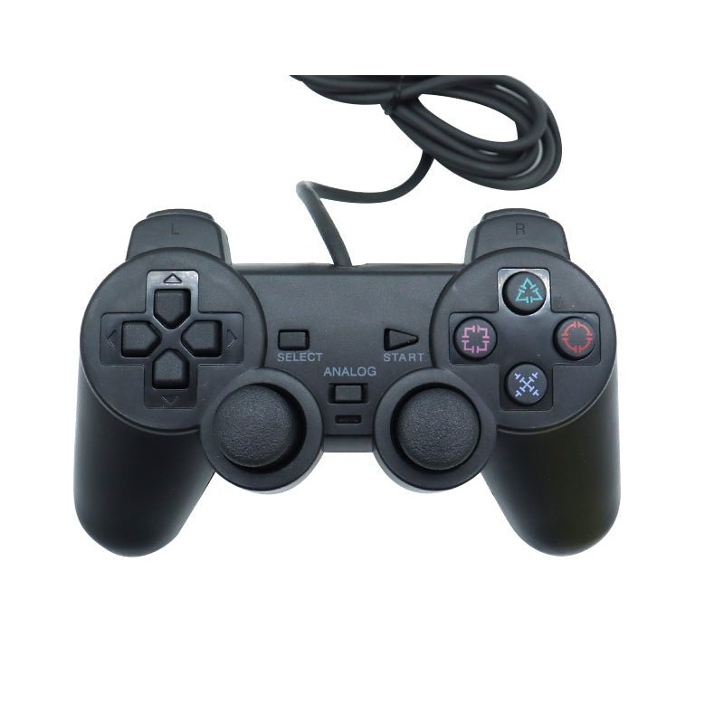 Buy PS2 Style Wired Gaming Controller Black S902 - MyDeal