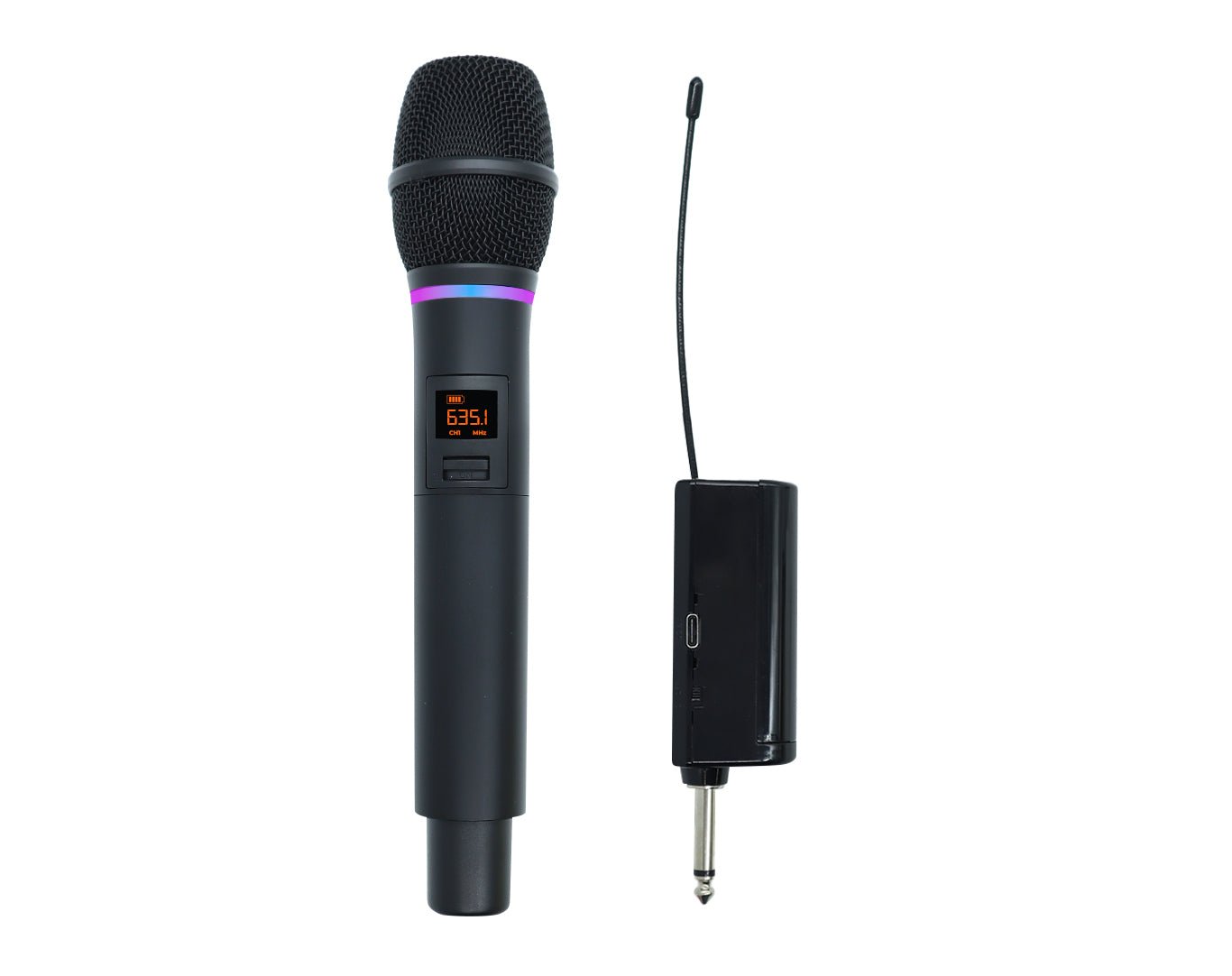 Buy Precision Audio Single UHF Wireless Microphone Rechargeable TMUHF16 ...
