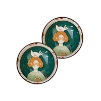 Ceramic Fairy Forest 12.5cm Bowl (Set of 2)