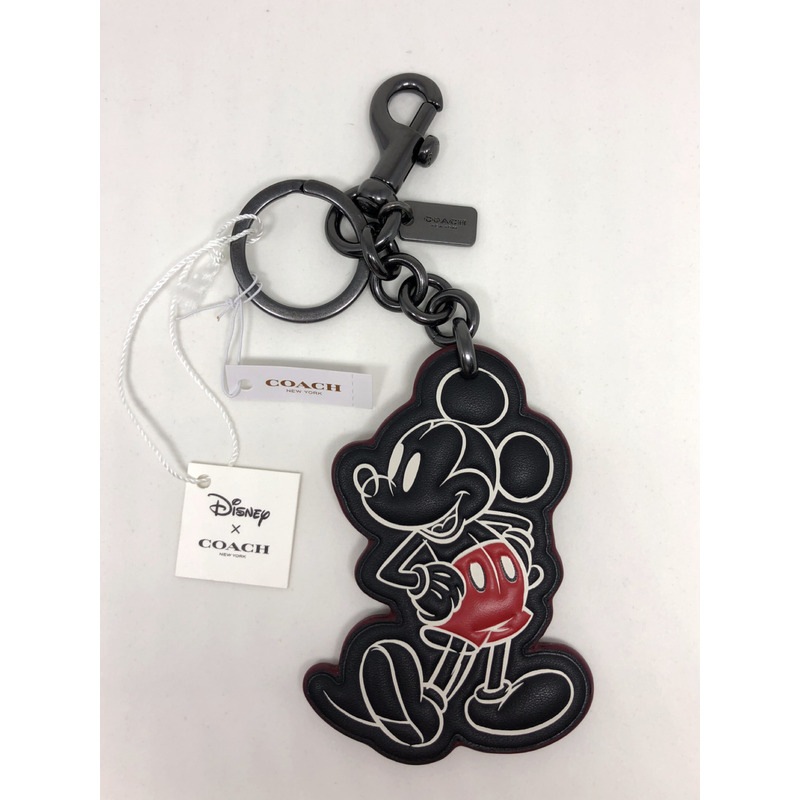 Disney x Coach Mickey Classic Leather Bag Charm/Keyring (F58994) - MyDeal