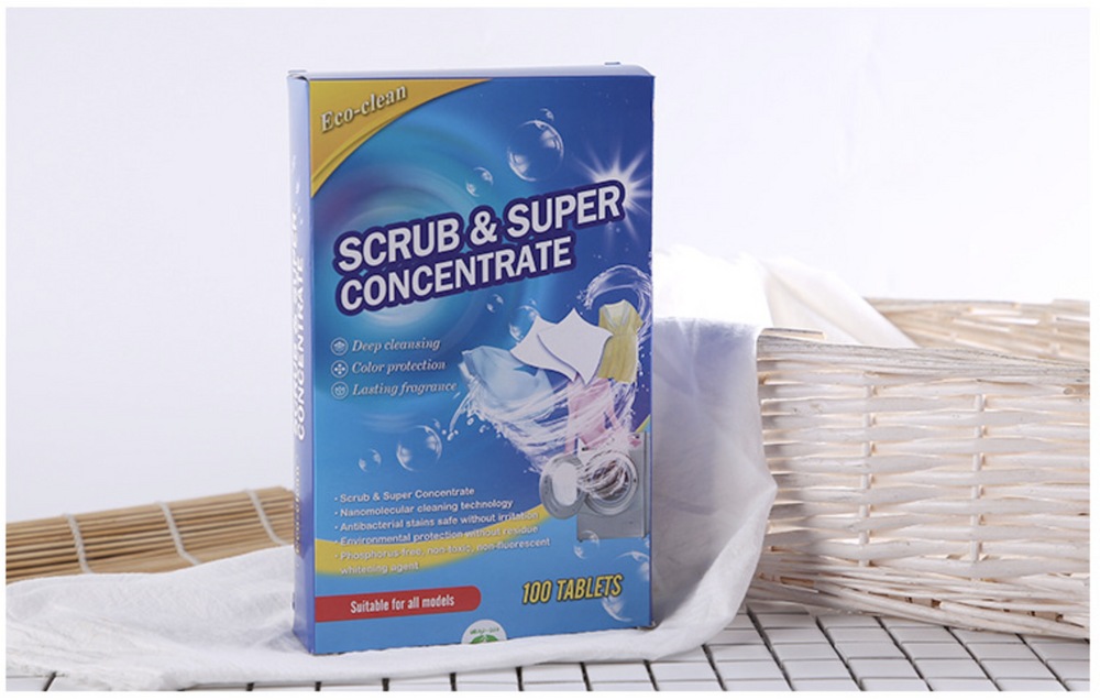EcoClean Super Concentrate Laundry Detergent Sheets 100pcs Buy