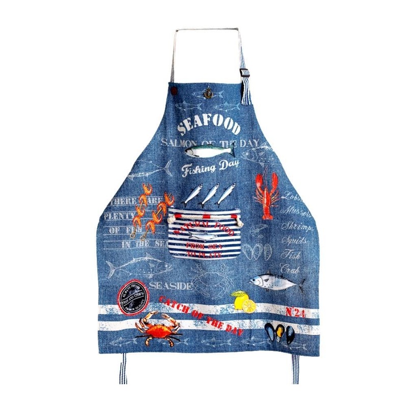Buy Food Lovers Seafood Apron MyDeal