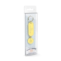 Fred Cat Person Keychain and Pet Tag Set