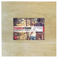 IS Gift Warm Wooden Photo Frame 5x7"