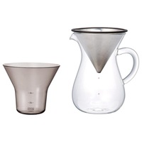Kinto SCS-04 Coffee Carafe Set 600ml Stainless Steel Filter