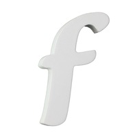 Splosh Wooden Small White Letter F