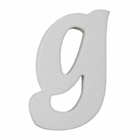 Splosh Wooden Small White Letter G