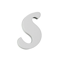 Splosh Wooden Small White Letter S