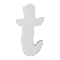 Splosh Wooden Small White Letter T