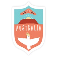 Sunday Paper Vinyl Bumper Sticker - Australia Cockatoo