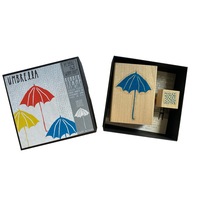 Yellow Owl Workshop Umbrella Rubber Stamps Set of 2
