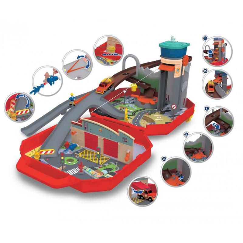fireman sam foldable playset