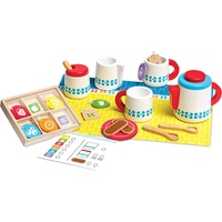 Melissa & Doug 9843 - 22-Piece Steep and Serve Wooden Tea Set