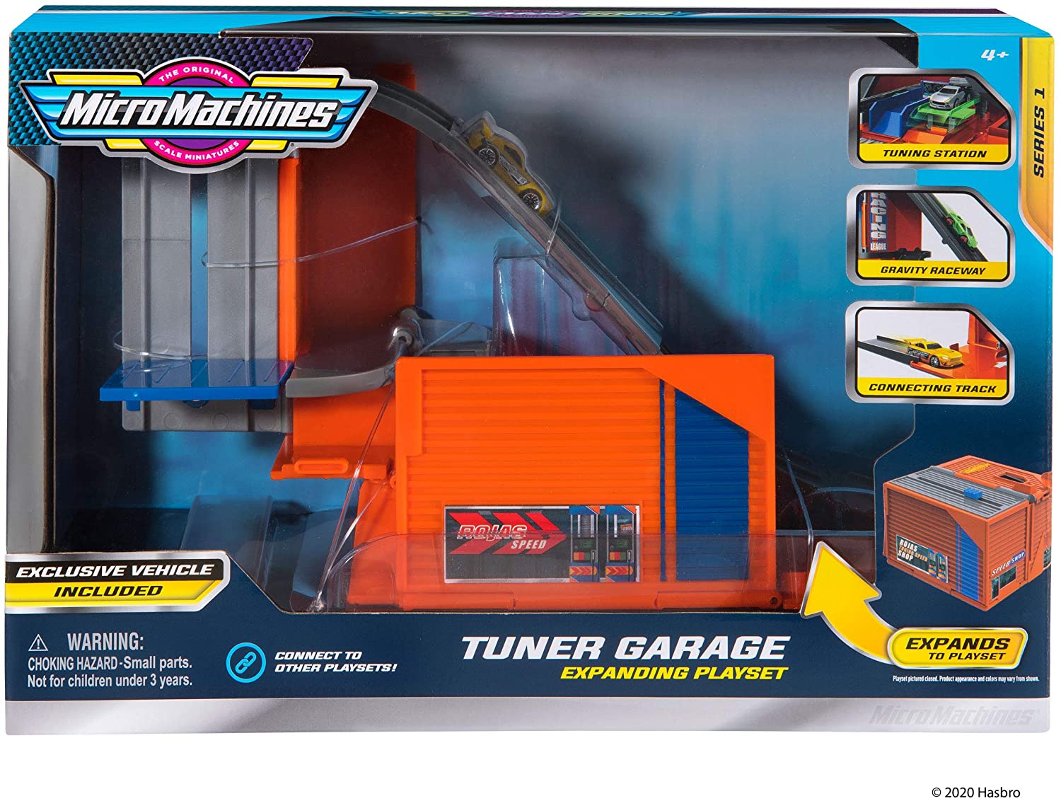 micro machines core playset car tuner garage