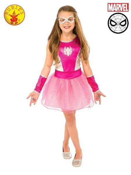 PINK SPIDER-GIRL TUTU DRESS, CHILD - LICENSED COSTUME