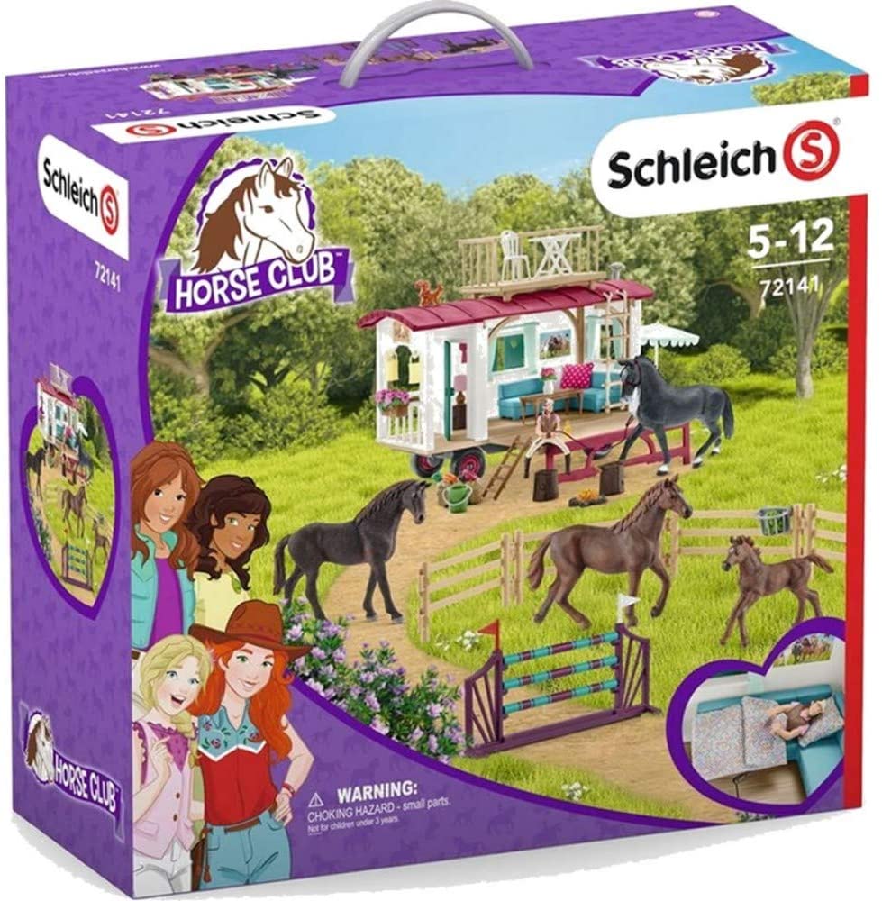 Buy Schleich Horse Club Secret Training At The Caravan 72141 - MyDeal