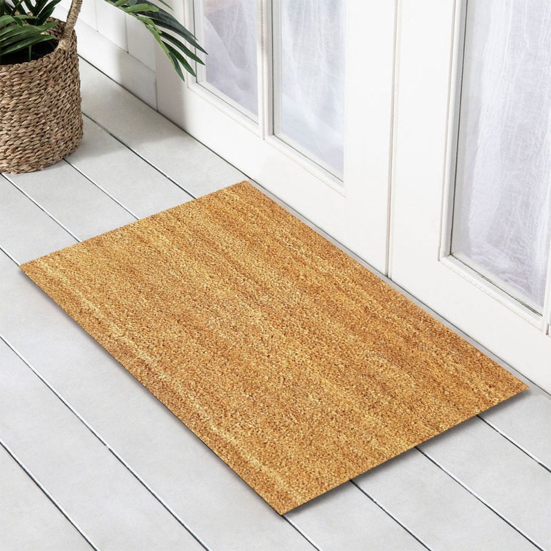 Plain Coir Doormat, 50x80cm Buy Door Mats 9318199382021