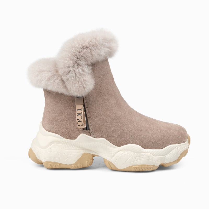 Buy OZWEAR UGG BELINDA ANKLE FUR SNEAKER - MyDeal