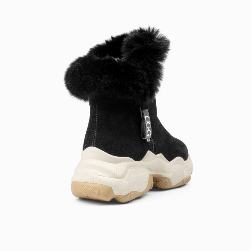 Buy OZWEAR UGG BELINDA ANKLE FUR SNEAKER - MyDeal